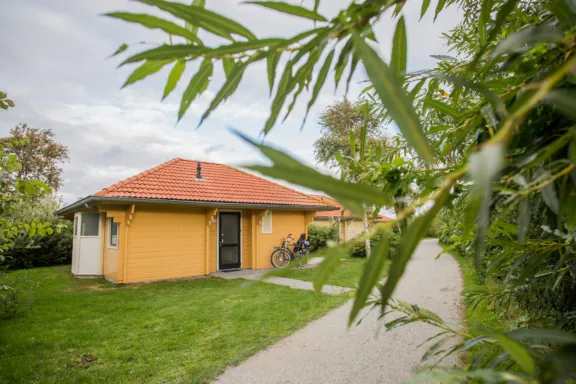 Opgang Villabungalow whirlpool Tjermelan Terschelling